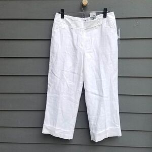 Worthington White Cropped Pants